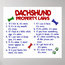 DACHSHUND PL2 POSTERS