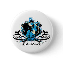 Dachshund Projekt Dog Illustration buttons