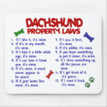 Dachshund Property Laws 2 Mouse Mats