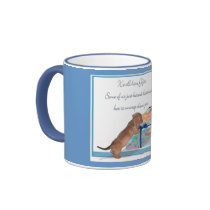 Dachshund Puppies with Gifts mugs by relativeperceptions Dachshund Puppies with Gifts mugs