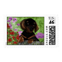 Dachshund Puppy Stamp by roydox Dachshund Puppy Stamp
