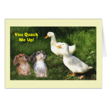 Dachshund Quack Card