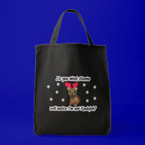 Dachshund Reindeer Bag