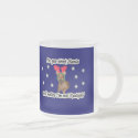 Dachshund Reindeer Frosted Mug
