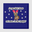 Dachshund Reindeer Magnet magnet