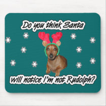 Dachshund Reindeer Mouse Pad mousepads by mikek92349 Dachshund Reindeer Mouse Pad mousepads