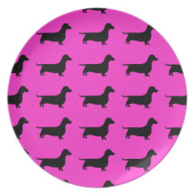 Dachshund Silhouette any color Collectors Plate