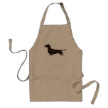 Dachshund Silhouette Aprons