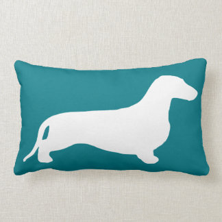 dachshund lumbar pillow