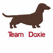 Dachshund Silhouette with Custom Text Polo