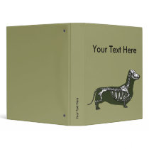 dachshund skeleton binders by wildlifeart dachshund skeleton binders