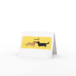Dachshund Smooch Greeting Card