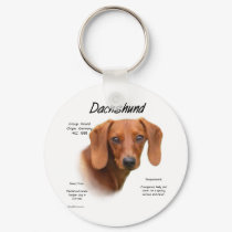 Dachshund (smooth) History Design keychains