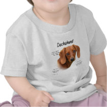 Dachshund (smooth) History Design Shirt