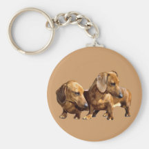 Dachshund Smoothies Keychain