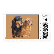 Dachshund Sweeties Postage Stamp