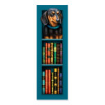 Dachshund Teal Bookmark Business Card