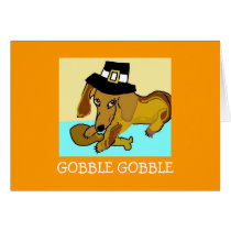 DACHSHUND THANKSGIVING cards