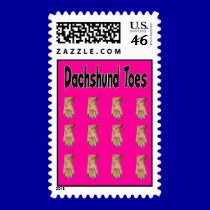 Dachshund Toes Stamps stamps