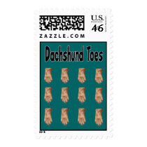 Dachshund Toes Stamps