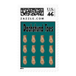 Dachshund Toes Stamps