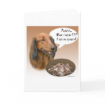 Dachshund Turkey cards