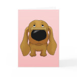 Dachshund Valentine's Day Card