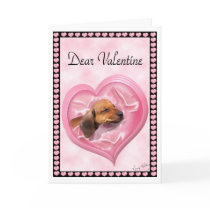 Dachshund Valentine's Day Card