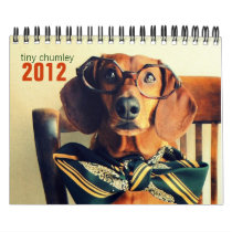 dachshund wall calendar 2012 - tiny chumley