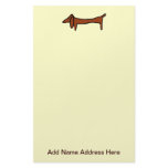 Dachshund Weiner Dog Stationery