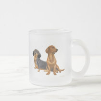 Dachshund Wiener Dogs Frosted Mug