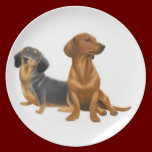 Dachshund Wiener Dogs Plate plates
