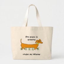 Dachshund Wiener Tote Bags