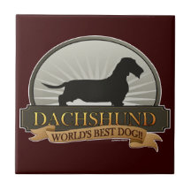 Dachshund [Wire-haired] Ceramic Tiles