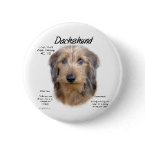 Dachshund (wirehair) History Design buttons by GreyWolfCreation Dachshund (wirehair) History Design buttons