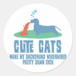 Dachshund Wirehaired Stickers