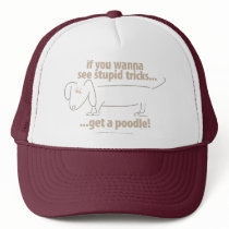 Dachshunds don't do tricks! hats