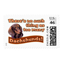 DACHSHUNDS POSTAGE STAMP