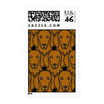 Dachshunds postage