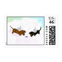 Dachshunds Postage