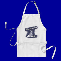 Dachshunds Rock Apron aprons