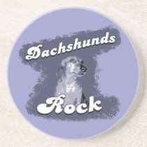 Dachshunds Rock Coaster