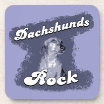 Dachshunds Rock Coaster Set cork coasters