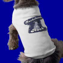 Dachshunds Rock Doggie Shirt pet clothing by mikek92349 Dachshunds Rock Doggie Shirt pet clothing