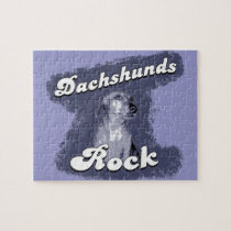 Dachshunds Rock Jigsaw Puzzle puzzles