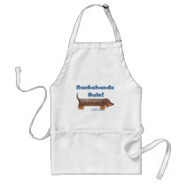 Dachshunds Rule aprons by creationhrt Dachshunds Rule aprons
