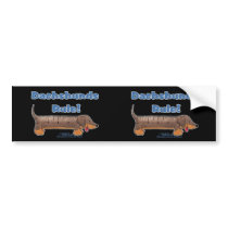Dachshunds Rule Bumper Sticker