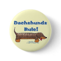 Dachshunds Rule buttons by creationhrt Dachshunds Rule buttons
