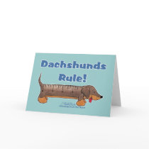 Dachshunds Rule cards