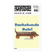 Dachshunds Rule Stamps